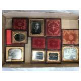 Vintage Frames With Tin Photos