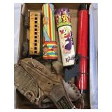 Baseball Mitt, Train Car, Kaleidoscopes