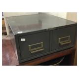 Metal File Card Drawer