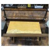 Wall Gun Rack 40x17x5, Woden Shelf, Wooden Bench