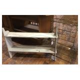 Painted Shelf, 2 Racks