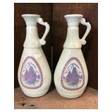 2 Ceramic Decanters