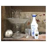 Pedestal Bowl, Vases, Decnaters