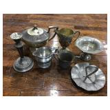 Aluminum And Silver Plate Serving Ware