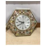 Mcm Mosiac Ge Clock 8 Inch Missing Stand