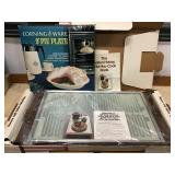 Corning Ware 9 Inch Pie Pan, Salmon Hot Tray