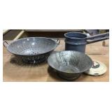 Granite Strainer, Granite Double Boiler, Sifter