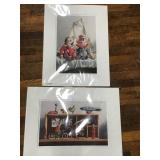 Popeye And Olive Oyl Matted Print 24x18, Wind Up