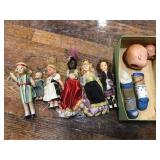 Vintage Dolls, Doll Parts