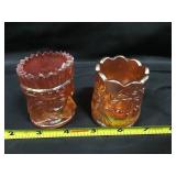 Carnival Glass Tooth Pick Holders