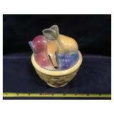 Shawnee Ceramic Covered Dish