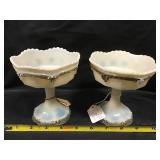 Northwood Custard Glass Jelly Compote