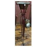 Metal Frame With Brass Pot Planter Needs Repair