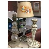 Candle Holder, Table Lamps