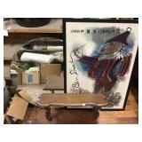 Round Mirror 24 Inches, Wall Art 21x29, Wooden