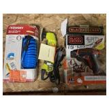 Black & Decker Screwdriver, Ryobi Detail Sander,