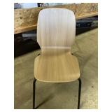 Metal Frame With Wood Seat, Damaged