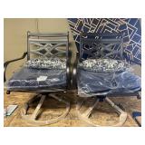 2 Patio Swivel Rockers