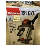 Shop Vac 12 Gallon 6.0 Hp. Tested, Works Missing