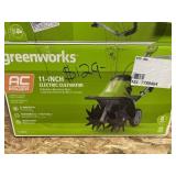 Greenworks 11 Inch Electric Cultivator, Untested