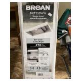 Broan Range Hood 30 Inch, White, Untested
