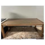 Wood Coffee Table 24x48x18 Inches
