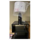 Table Lamp And Side Table 29x20x20 Inches