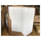 Diamond 24 Inch Diagonal Corner Wall Cabinet