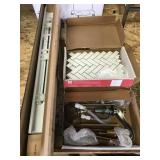 3 Pieces Ceramic Mosaic Tile, Delta Faucet, No