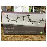 Allen Roth 6 Light Flexible Track Light, Untested