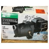 Everbilt 1/2 Hp Fresh Water Pump Untested
