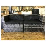 Plastic Outdoor 2 Piece Sofa