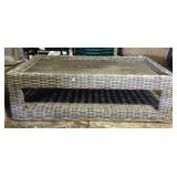 Wood Coffee Table 28x47x15