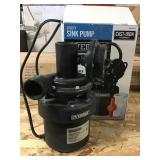 Everbilt 1/3 Hp 21 Gpm Sink Pump Tested Works