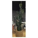 Plastic Cactus Decor 40in