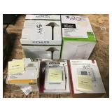 Light Fixtures, Honeywell Thermostat