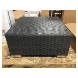 Plastic Ottoman 25x25x12 Inches
