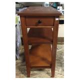 Wood Side Table 12x24x24 Inches