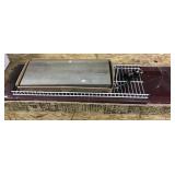 2 Vinyl Shutters 14x50 Inches And Floating Shelf