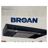 Broan 30 Inch Black Range Hood