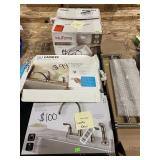 Towel Rack, 2 Kitchen Faucets, Nutone Ventilation