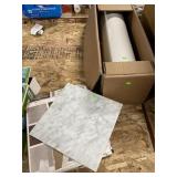 Sink Pedestal And 24-12x12 Floor Vinyl Tiles