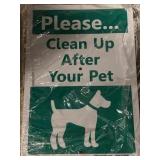 Metal Sign 19x7 Inches