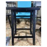 Wood Painted Black Bar Stool 24 Inch
