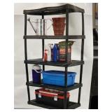 Plastic Shelving 5 Tier 36 Inches