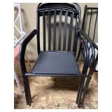 4 Patio Chairs No Cushions