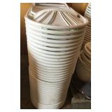 35 Bone White Fancy Chairs Metal With Plastic