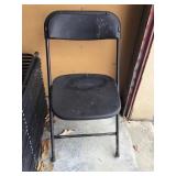 10 Black Fancy Chairs Metal With Plastic Seat