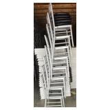 7 Silver Wooden Chairs With Cushion