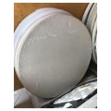 1 Round Plastic Table 48 Inch Scratches